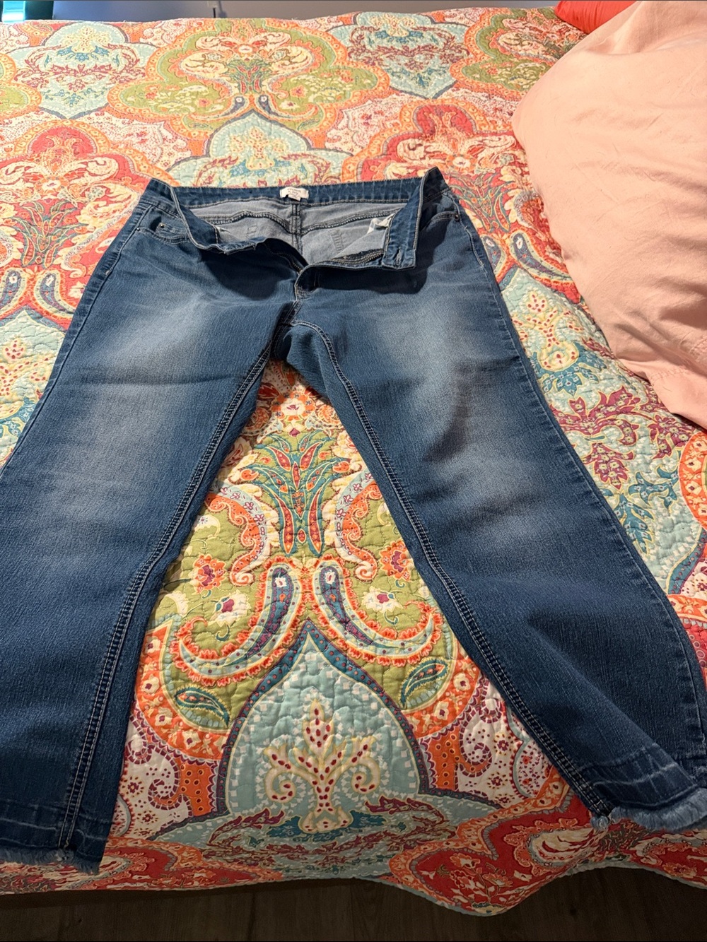 crown & ivy Dark Blue Boyfriend Jeans